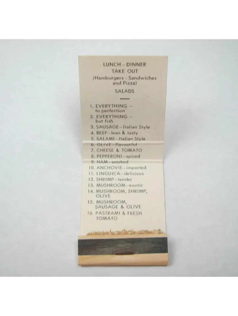 4 Matchbook Covers Consuelo's The Round Table The Broken Egg Jim & Jo's Foods CA